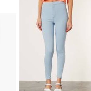 light blue jeans topshop